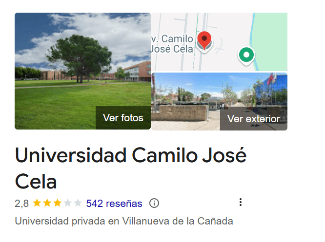 Universidad Camilo José Cela