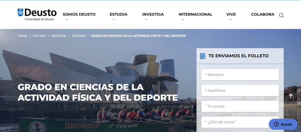 CAFYD en la Universidad de Deusto