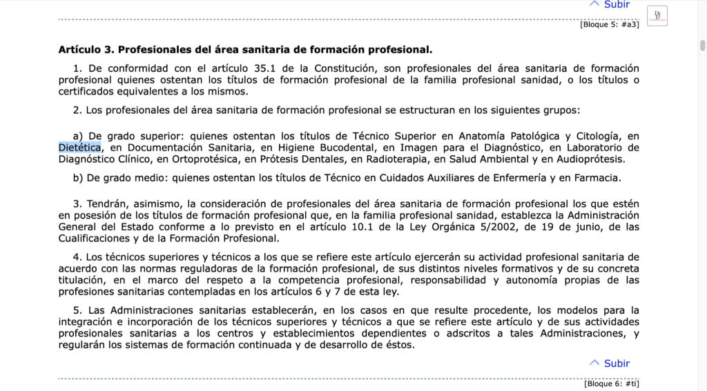 Articulo profesionales área sanitaria