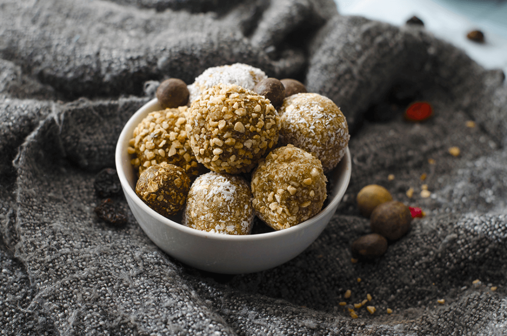Bolitas energéticas avena y proteína