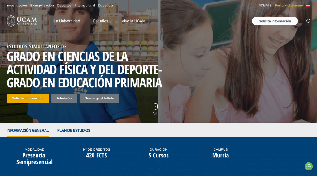 Modalidad semipresencial UCAM