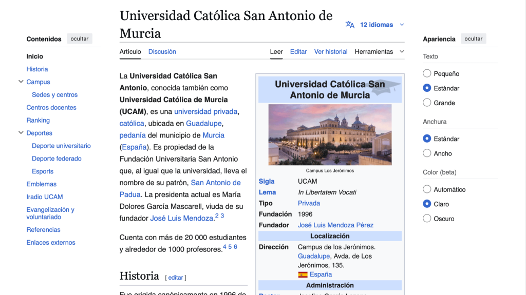 Universidad Católica de Murcia