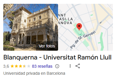 Blanquerna Universitat Ramón Llull