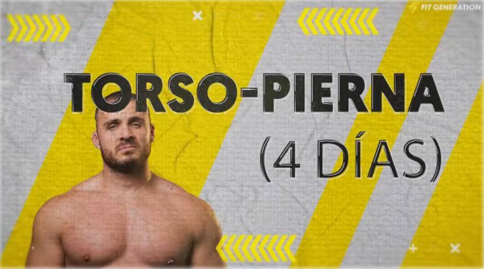 Ranking rutinas para ganar músculo (de peor a mejor) 29 Rutina torso–pierna
