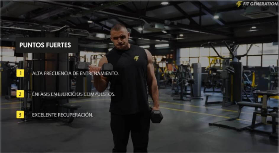 Ranking rutinas para ganar músculo (de peor a mejor) 13 Puntos fuertes rutina fullbody