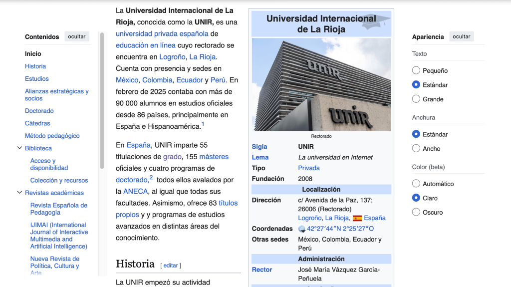 Universidad Internacional de la Rioja 