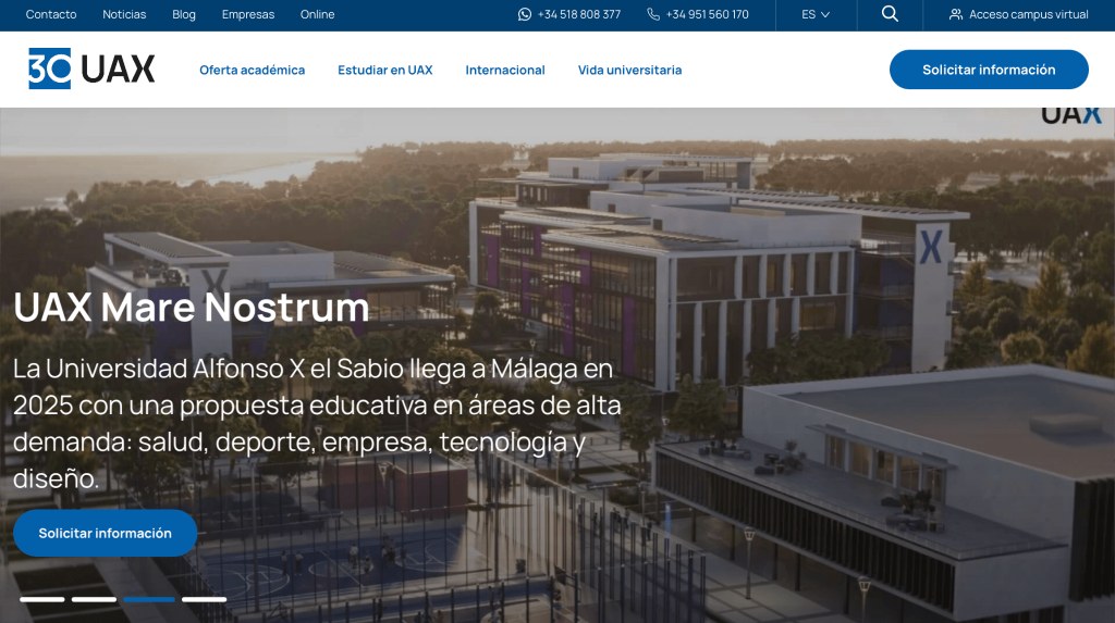 UAX Mare Nostrum en Málaga
