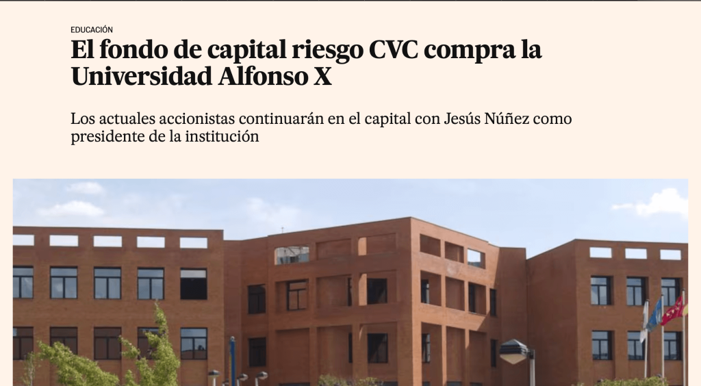 Compra de Universidad Alfonso X