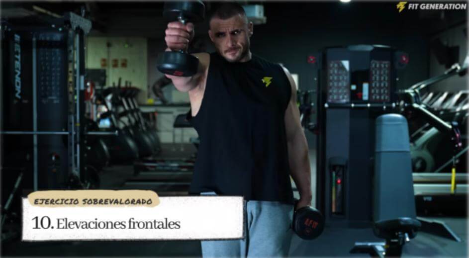 Ejercicio elevaciones frontales