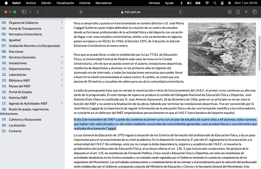 Pagina Web de la UPM España