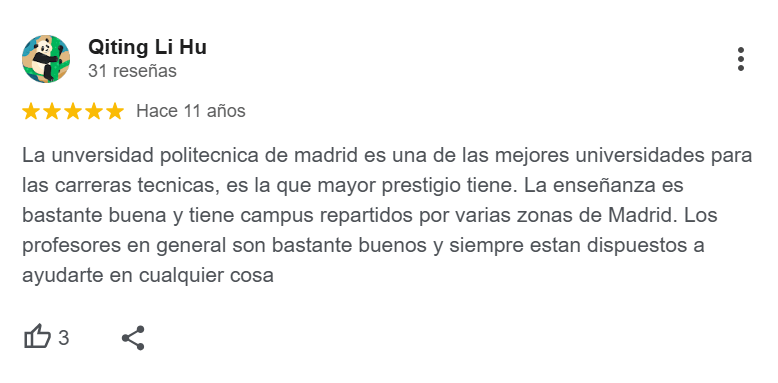 Reseñas positivas Qiting 