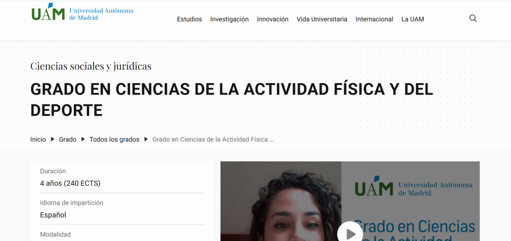 Universidad Autónoma de Madrid