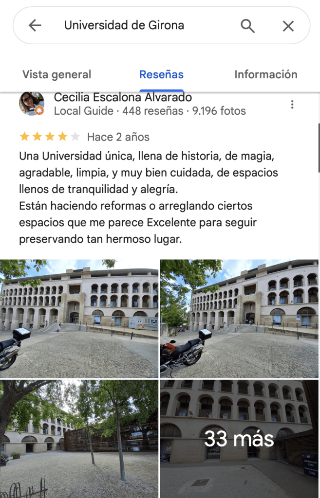 Reseñas positivas Cecilia Escalona