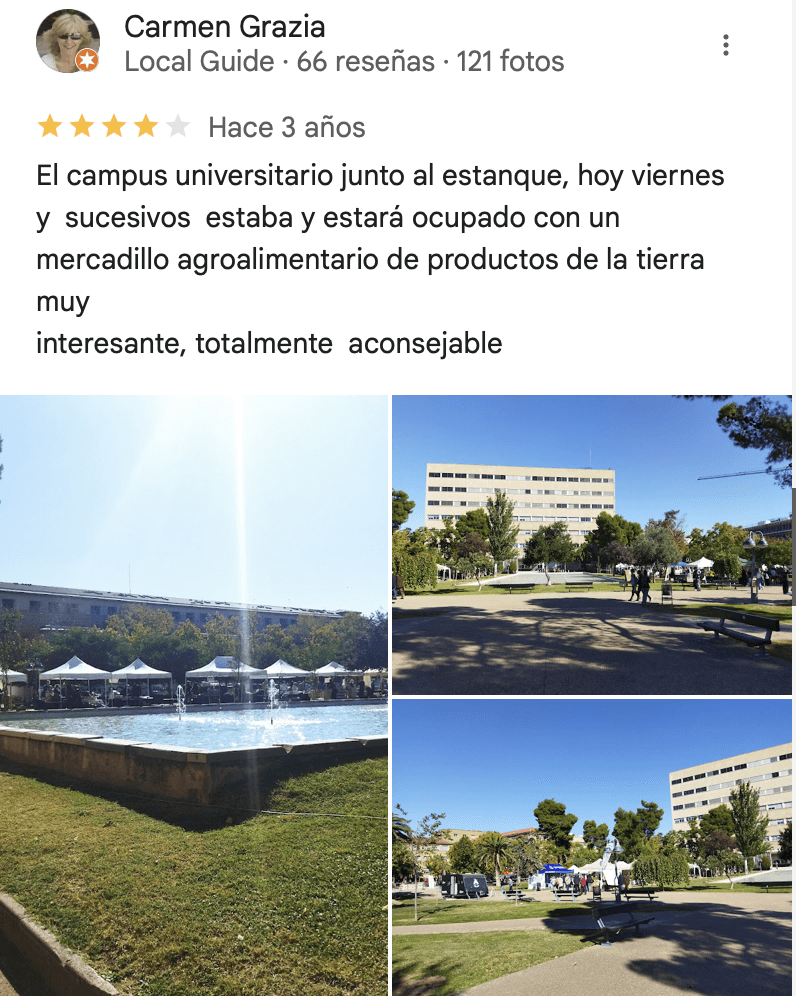 Reseñas que elogian Carmen