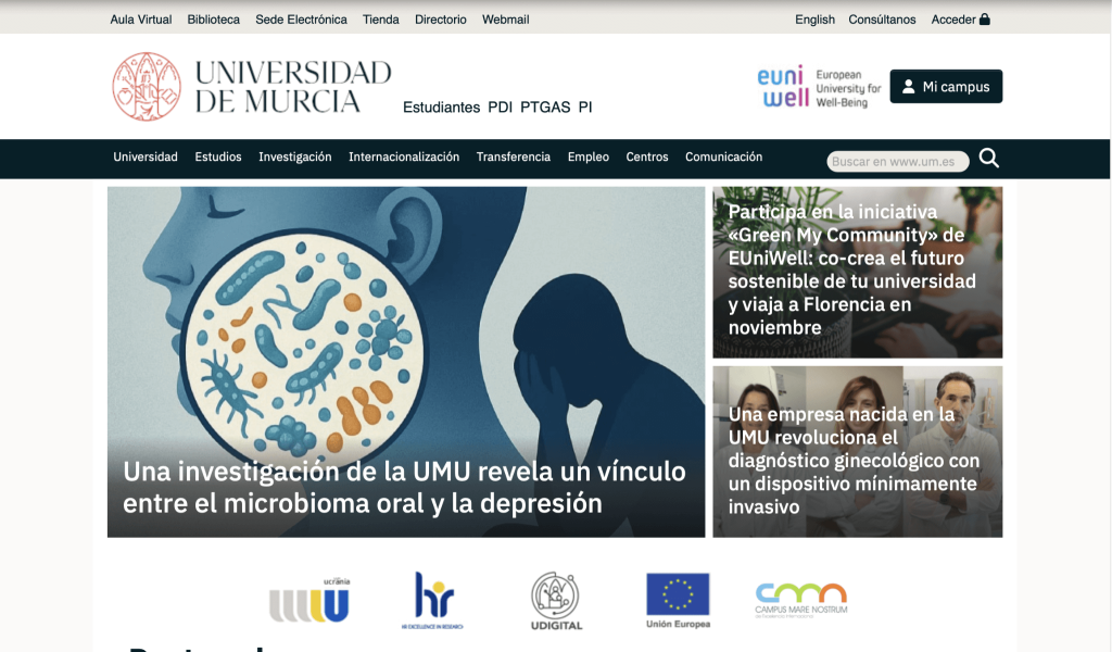 Universidad de Murcia en España