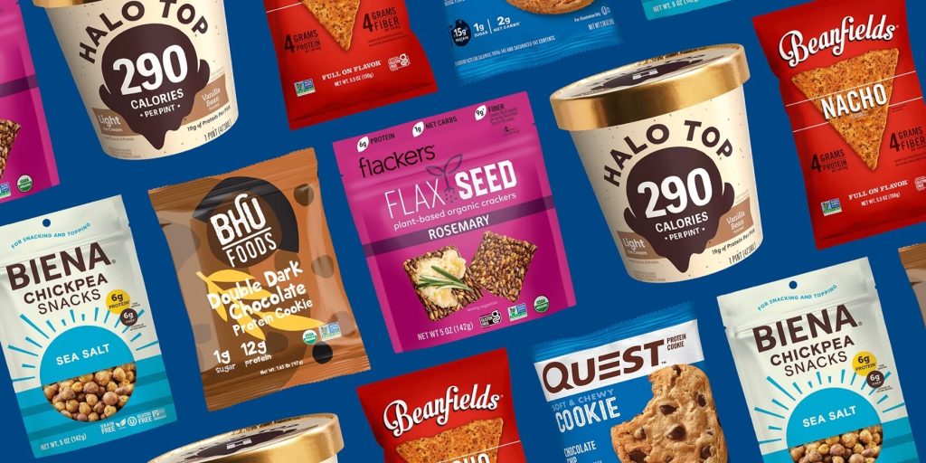 Variedad de alimentos hiperproteicos