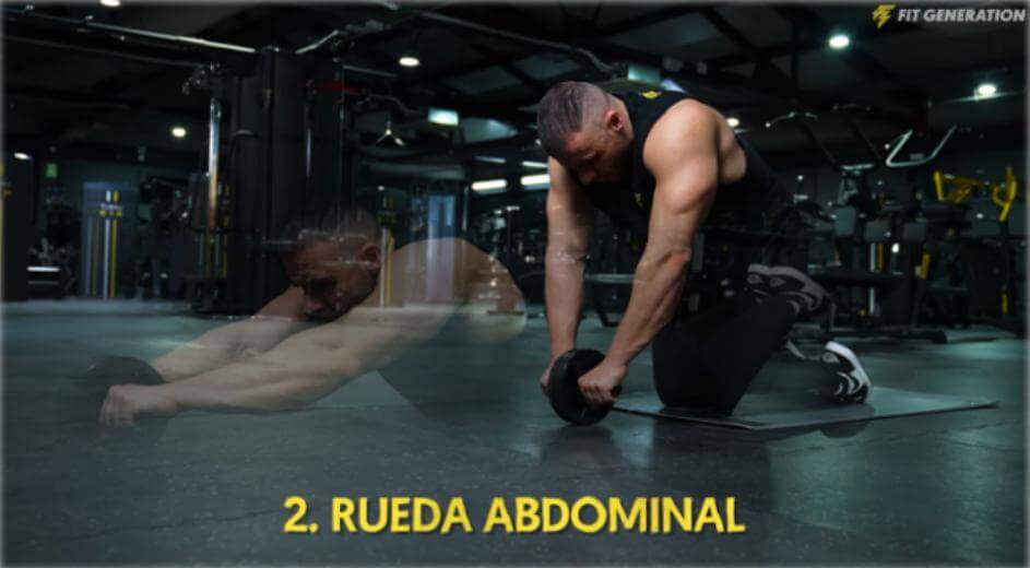 La mejor Rutina de Torso para ganar músculo en el tren superior 55 Ejercicio rueda abdominal