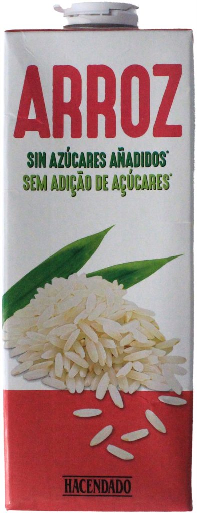 Bebidas de arroz HACENDADO MERCADONA BEBIDA DE ARROZ SEM ADICAO DE ACUCARES