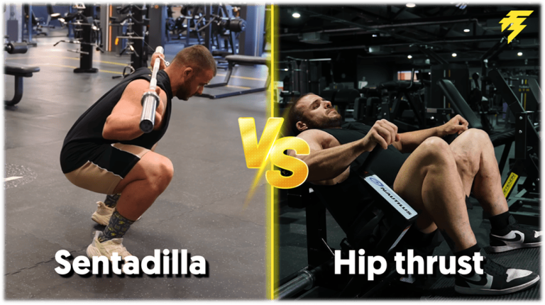 Sentadilla vs. hip thrust