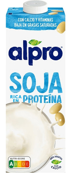 Soja fortificada bebidas vegetales