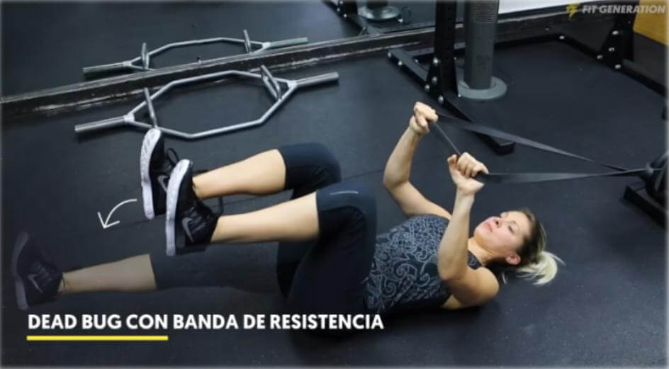 Dead bug banda de resistencia