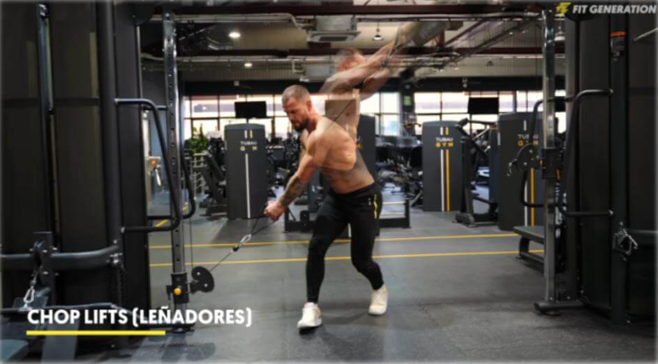 Chop lifts leñadores