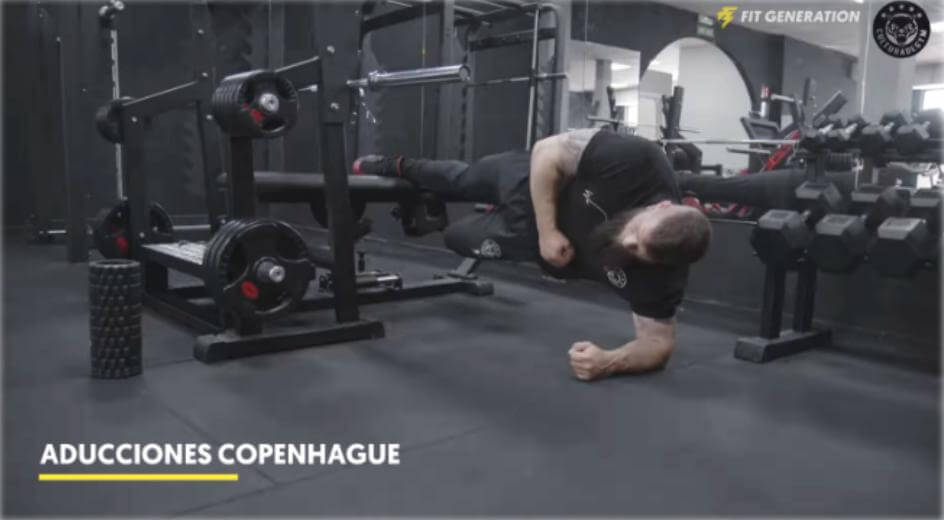 Aducciones Copenhague en gym