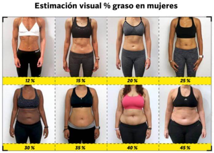 La forma más sencilla de mantenerse definido siempre (de forma natural) 5 Porcentajes de grasa corporal en mujeres
