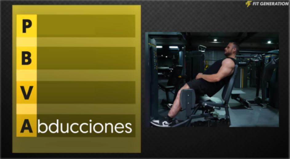 ¿Qué músculos entrenar para verse más grande? 25 Abducciones regla PBVA