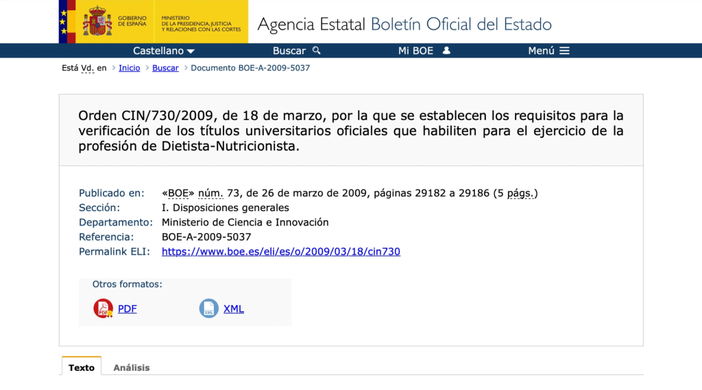 ¿Qué estudiar para ser nutricionista clínico? 3 Ejercer legalmente como nutricionista