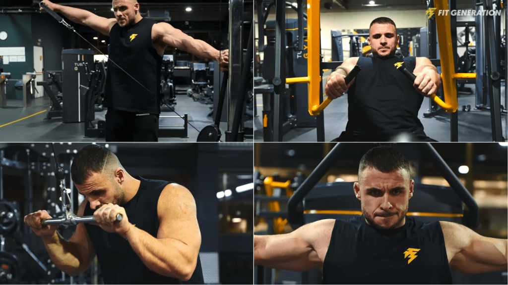 Cómo ordenar los ejercicios en el gym para entrenar mejor 19 Empujes con prioridad en el hombro
