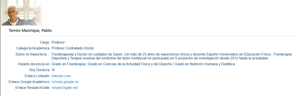 Profesor Terrón Pablo