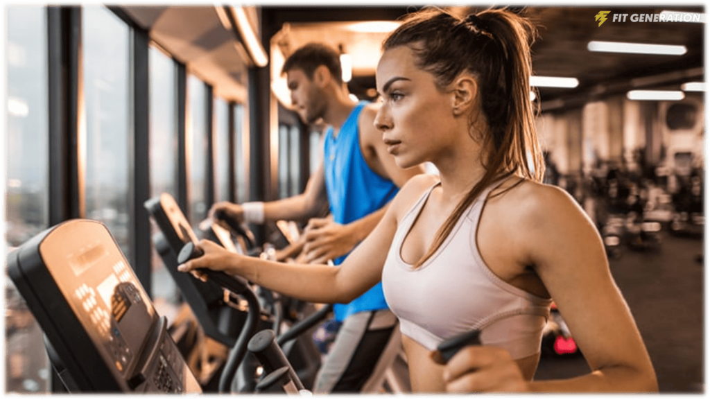 Cinta de correr elíptica Gym