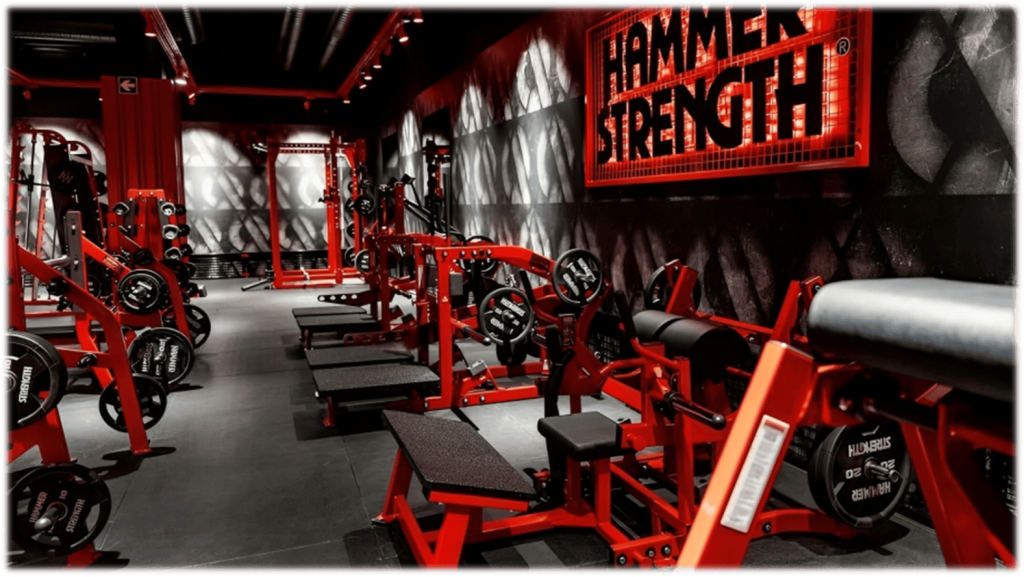 Maquina de gimnasio Hammer Strength
