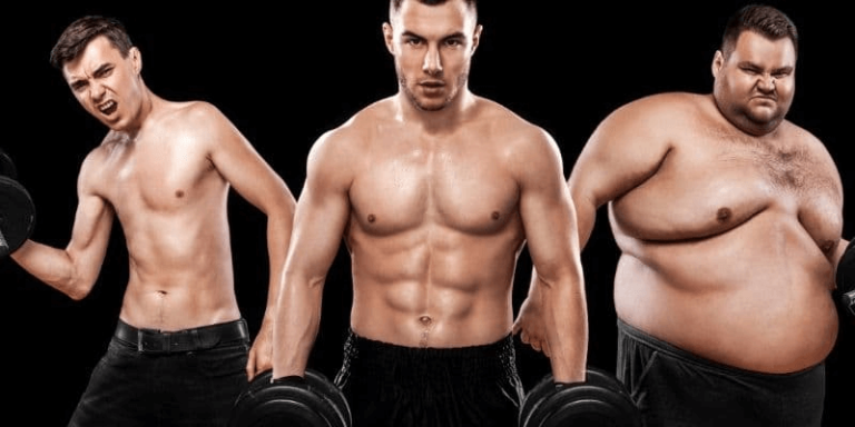 Cuerpo mesomorfo hombres