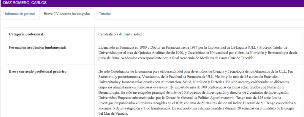 Profesor Diaz Romero