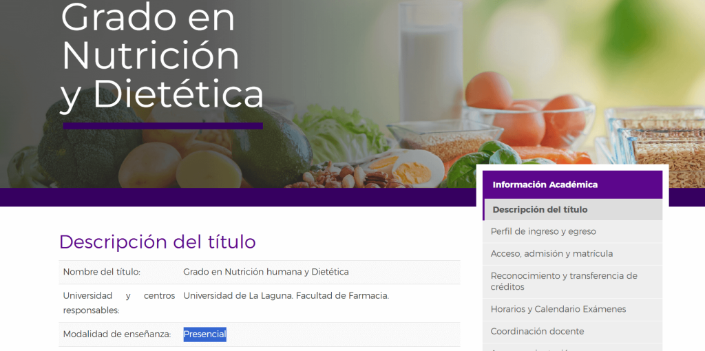 Modalidad de estudio en ULL