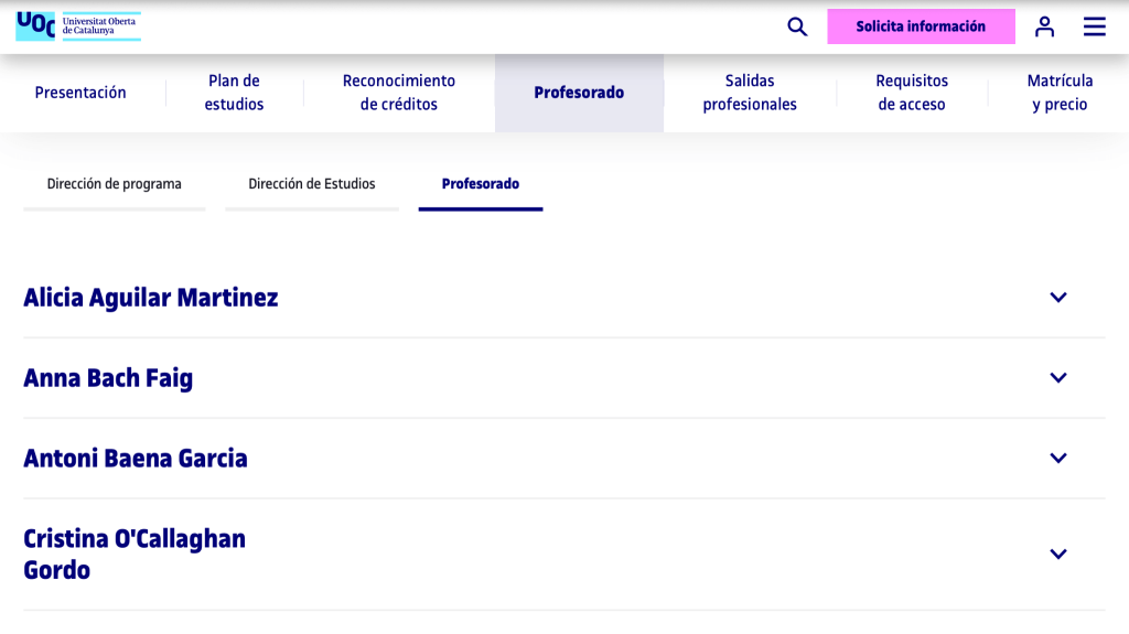 Profesores del NHYD de la UOC