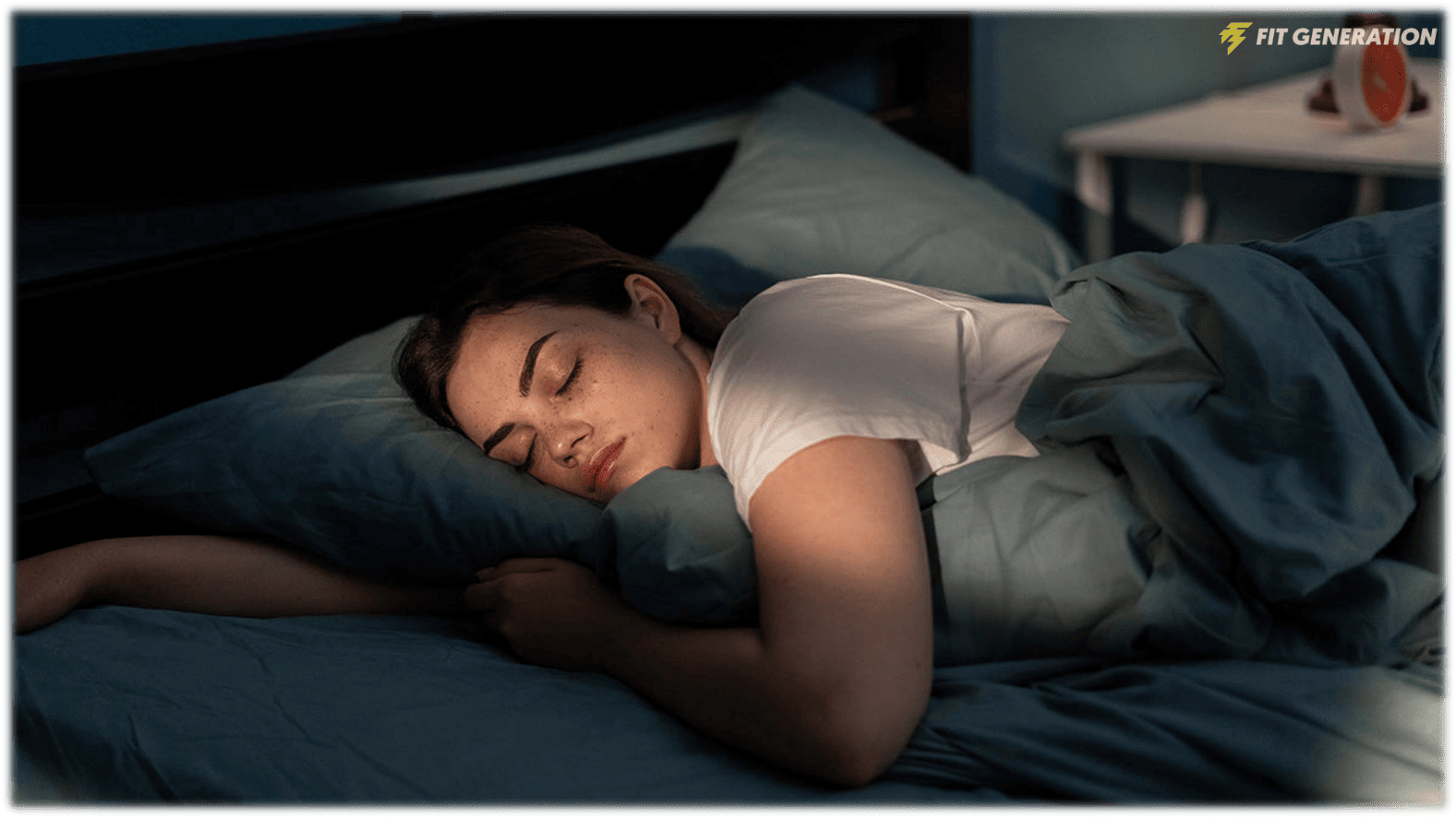 Mujer dormir lo suficiente